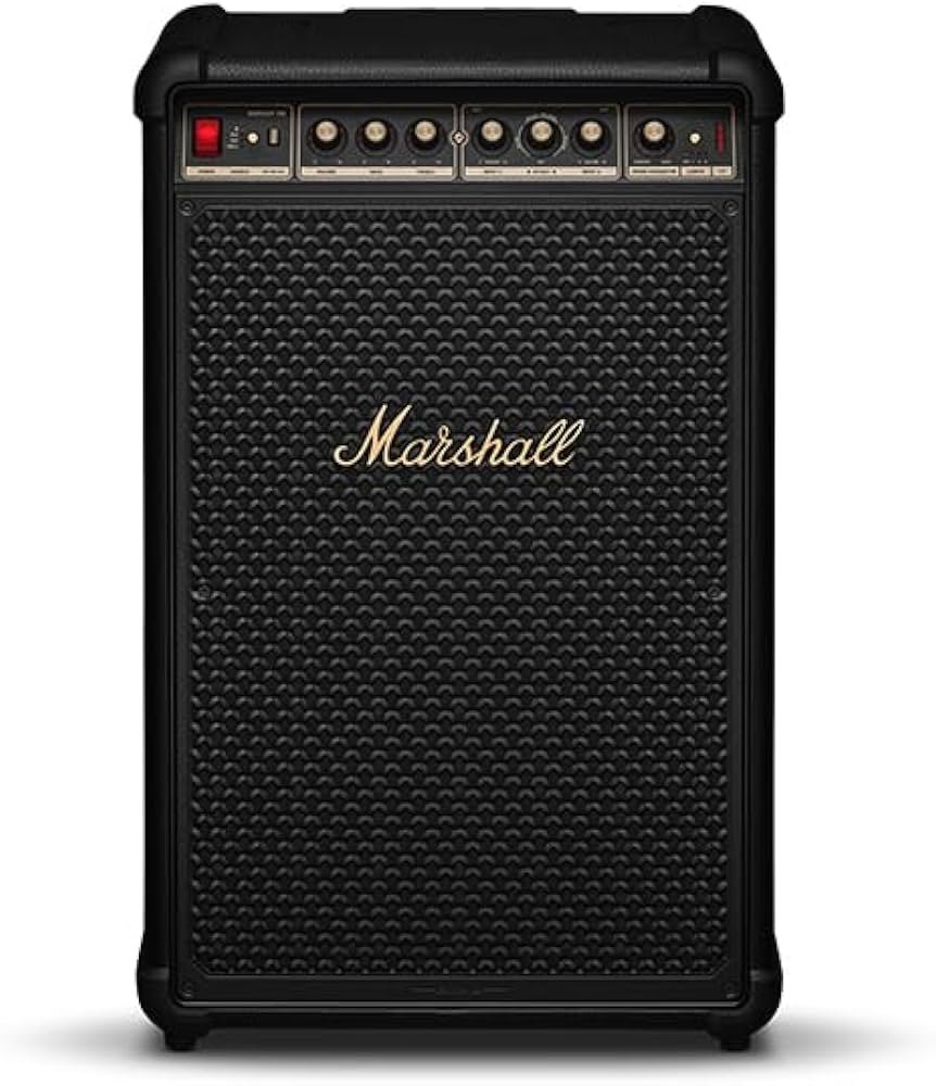 Marshall Bromley 750 Portable Wireless Party Speaker (Black & Brass)
